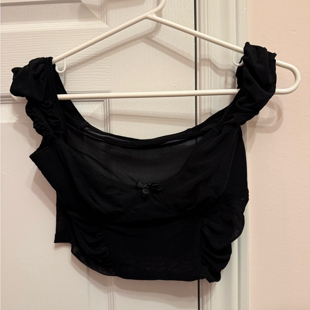 Elegant Black Women's Top